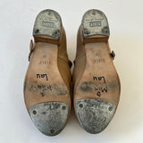 Bottom view of Bloch Tan Tap Shoes Child Size 13 Second Hand