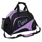 Jnr Dance Bag in Black & Purple