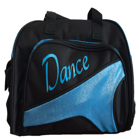 Jnr Dance Bag in Black & Blue