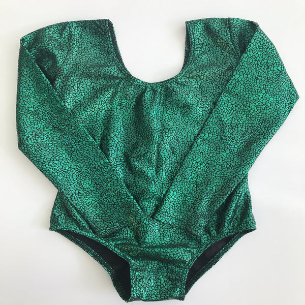 "Metallic" costume 810 yrs (Second Hand) Active Style Dancewear
