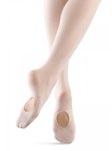 Dancer's legs wearing theatrical pink convertible tights