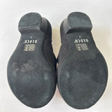 Rear view of pair of second hand Bloch Character Shoes in size 7