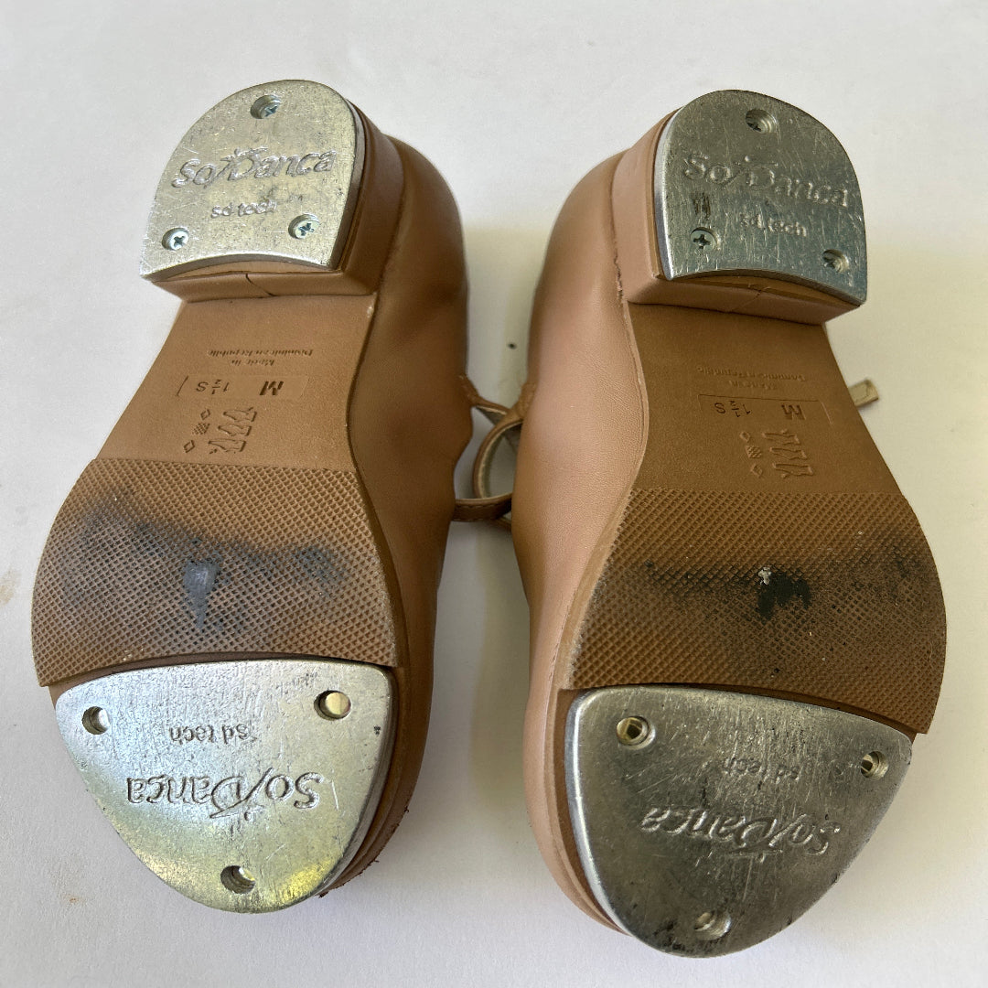So Danca Tan Tap Shoes Size 1.5 - Second Hand