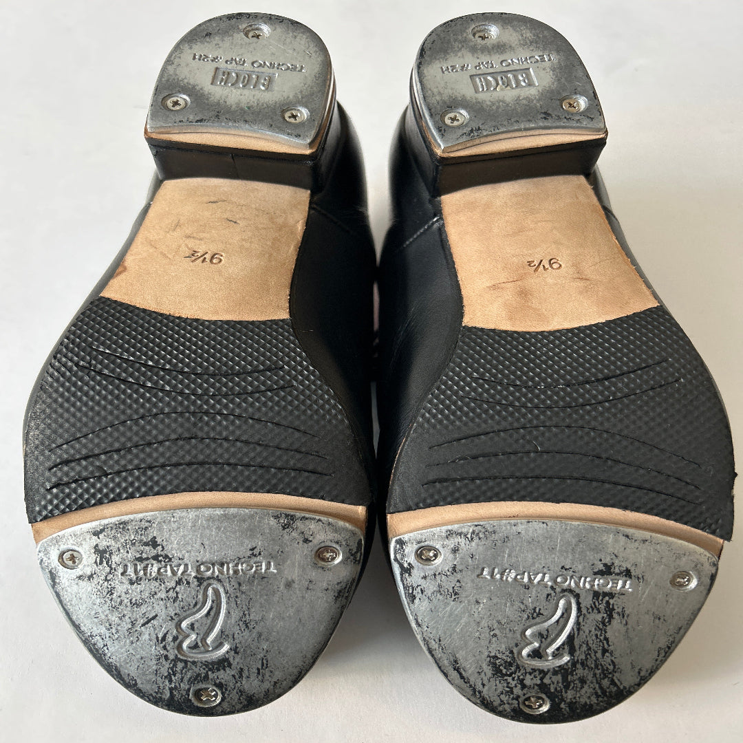 Bloch Black Lace Up Tap Shoes