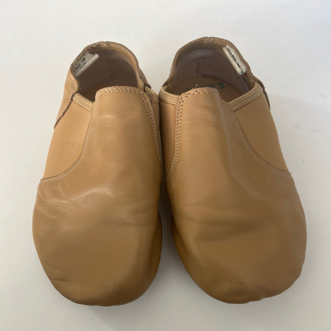 A pair of Weissman Tan Leather Jazz Shoes