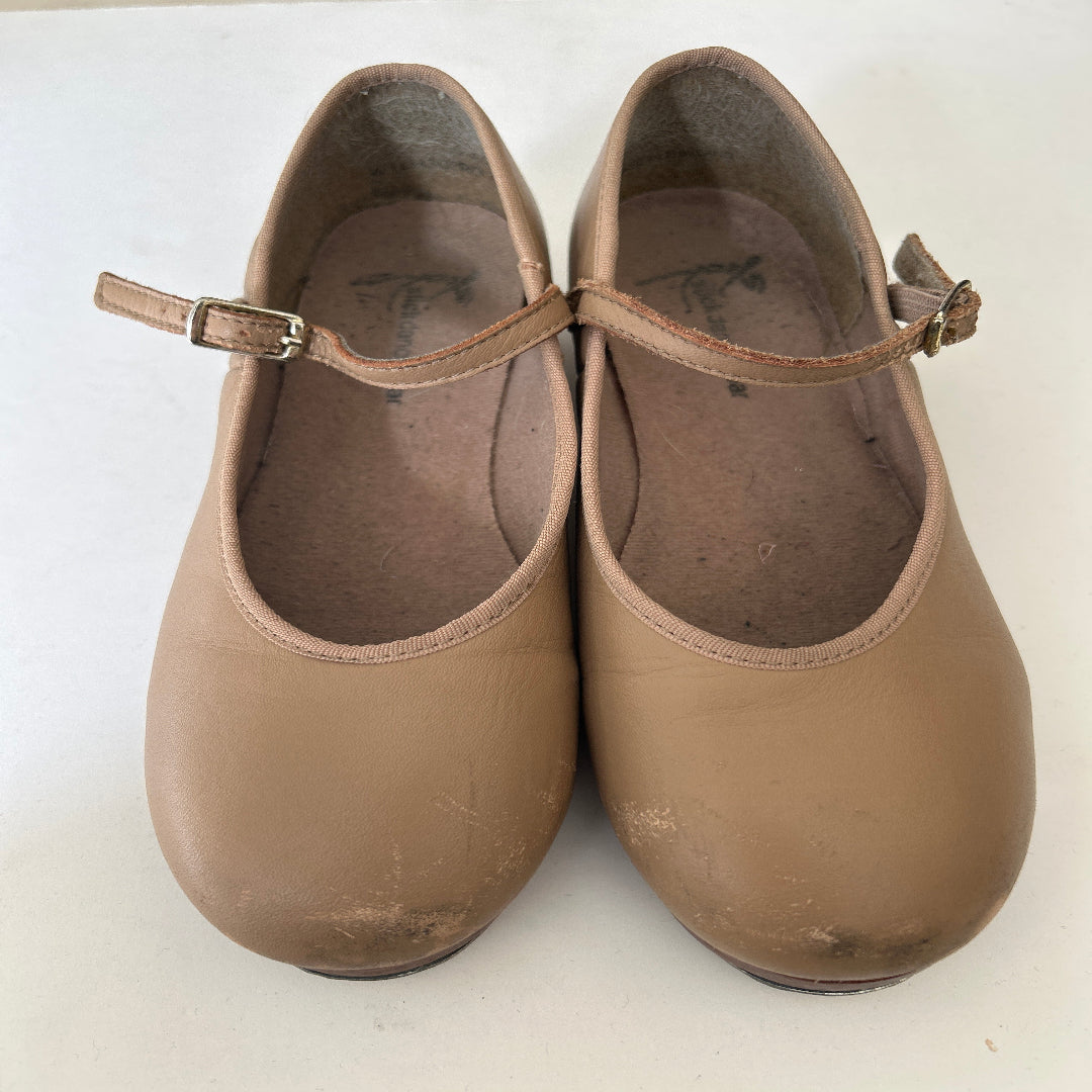 A pair of Second Hand Slick Pro Taps in Tan Size US3.5