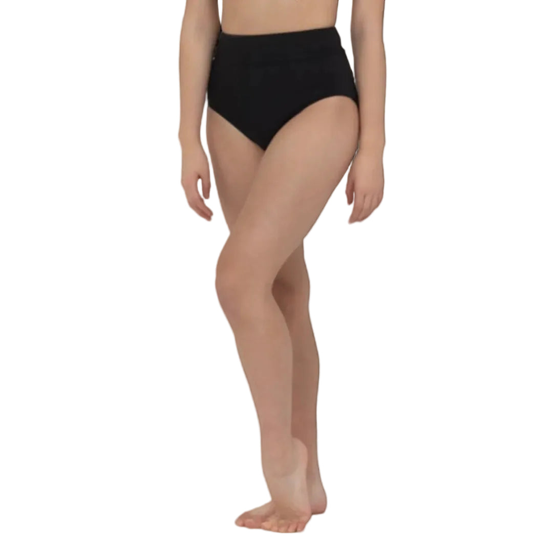 Black Hi-waisted Dance Briefs