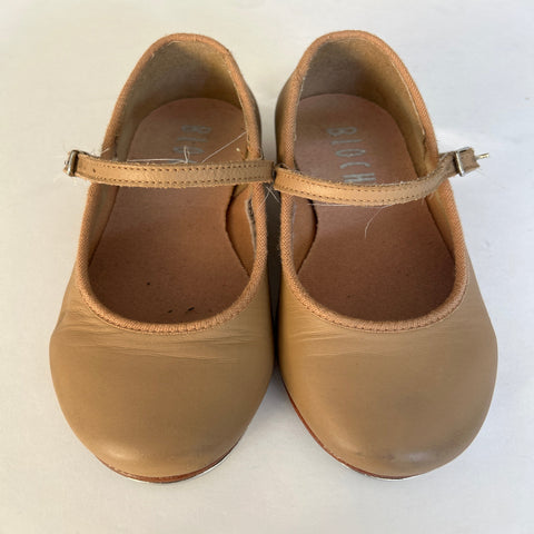 Bloch Tap Shoes in Tan - Child size 12 - second hand