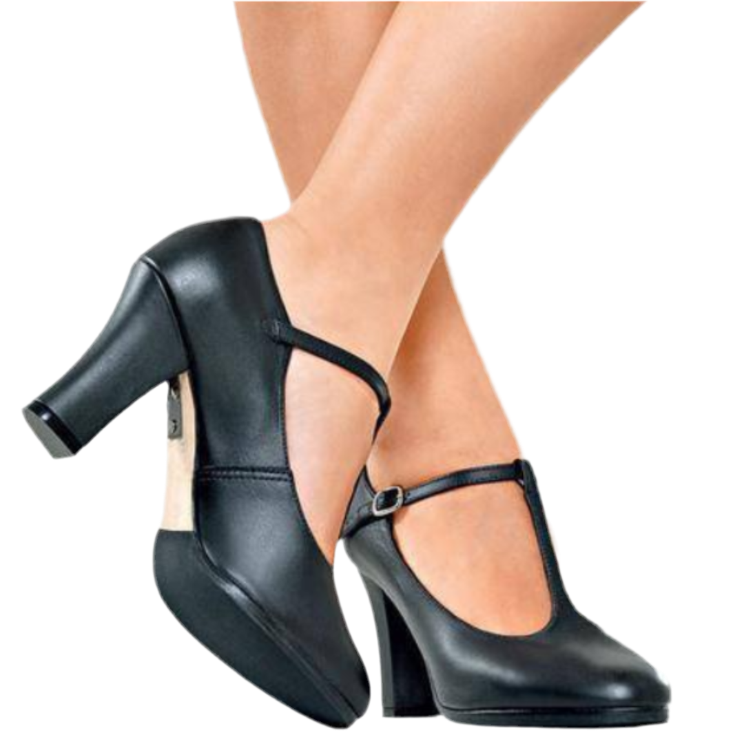 So Danca CH103 Chorus Heels 3" in Black 