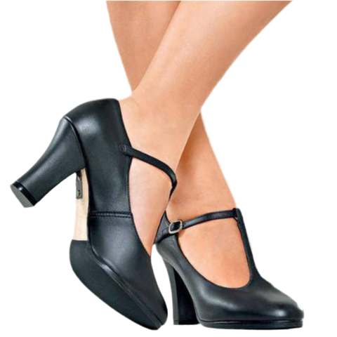 So Danca CH103 Chorus Heels 3" in Black 
