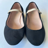 Pair of second hand black character shoes