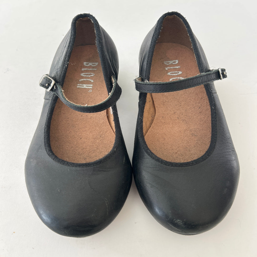 Bloch black buckle tap shoes