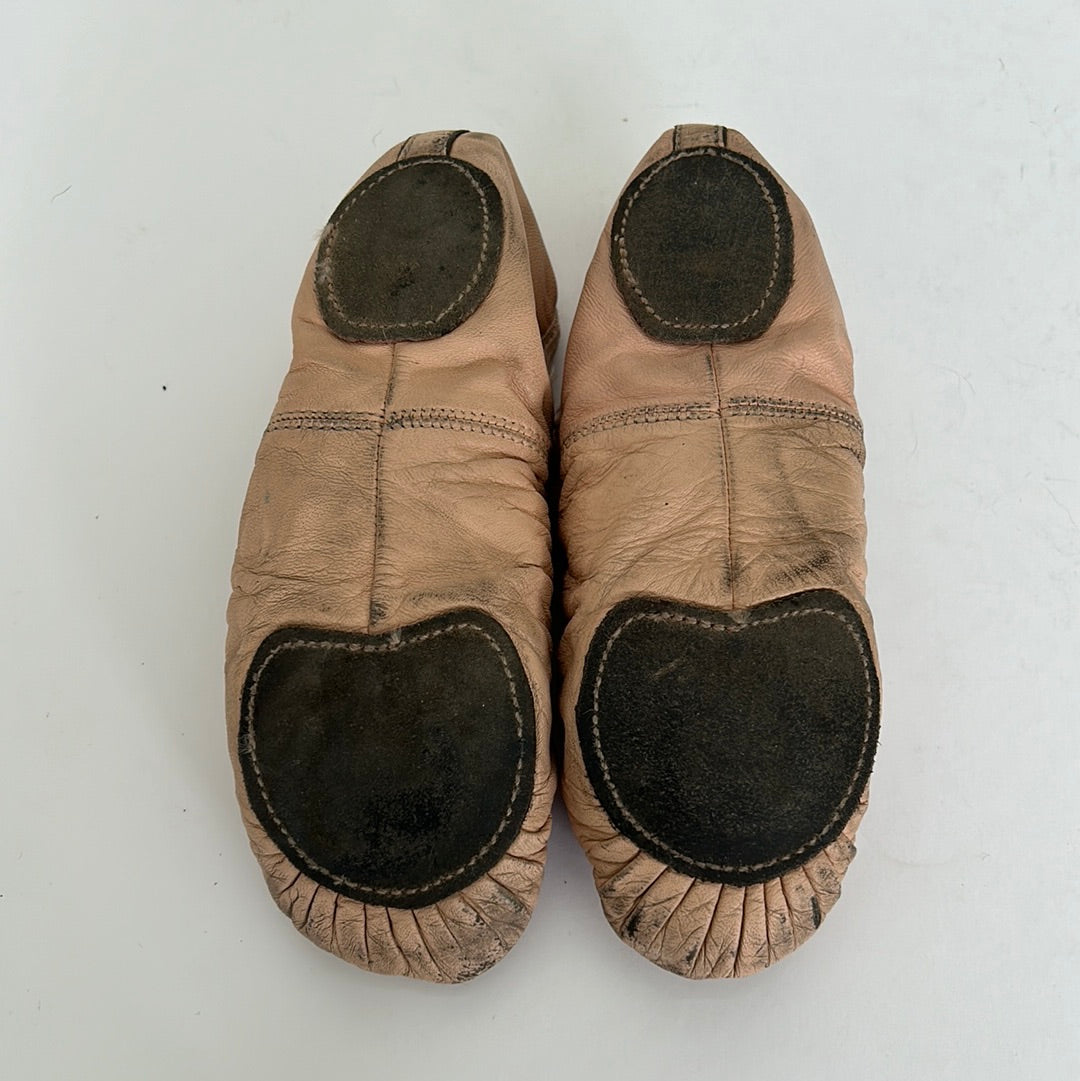 Back view of So Danca Leather Split Sole Ballet Shoes Size 4B - Second Hand