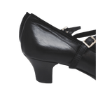 Chorus Heels 1.5" in Black - showing heel height