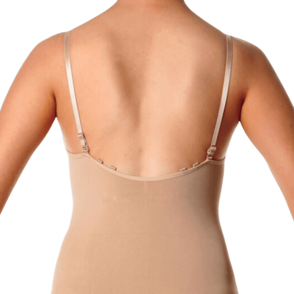 Tan Bodysuit Bodystocking for Dancers Seamless Foundation for