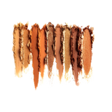 Row of sunkissed nude eyeshadows