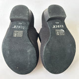 Rear view of pair of second hand Bloch Character Shoes in size 4.5