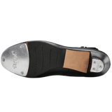 Dtrrol Black Heeled Tap Shoe - view of the bottom of the shoe