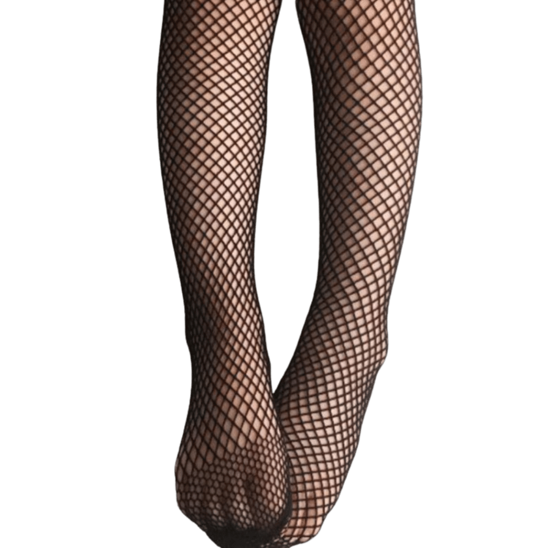 Black Fishnets with larger holes 