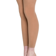 Footless Tights - Ankle Length - Tan
