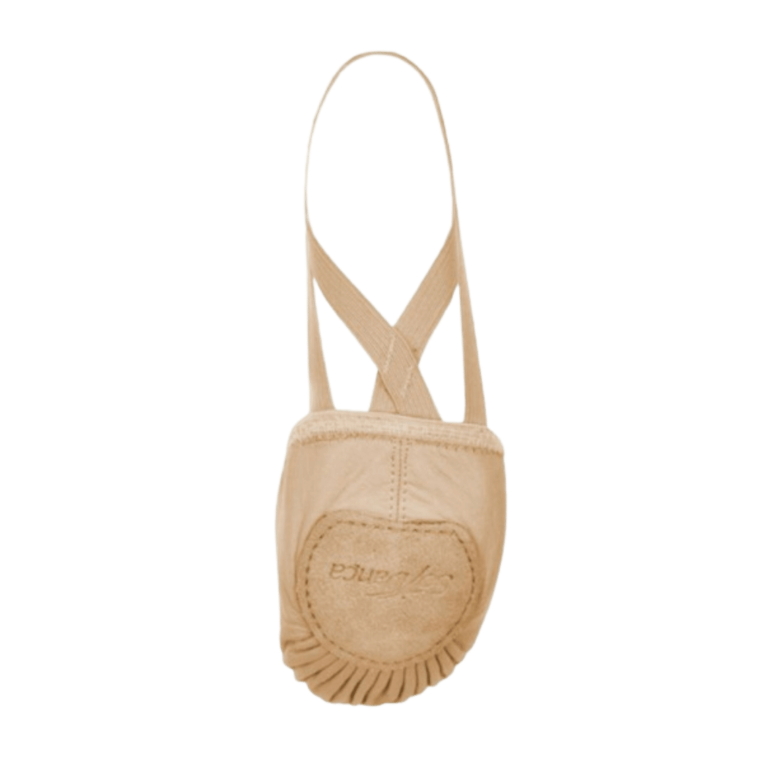 So Danca Leather Half Ballet Shoe in Sand