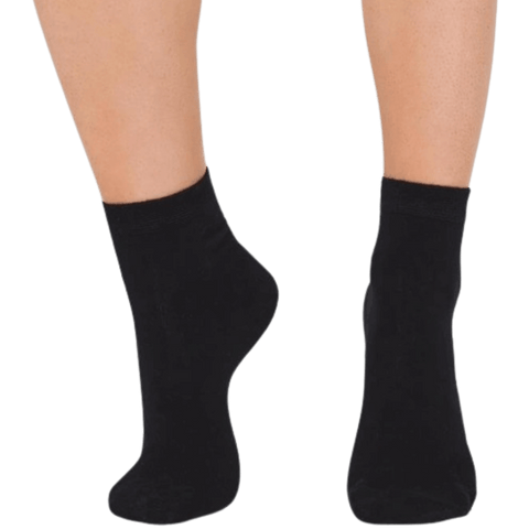 Black Dance Socks by Studio 7