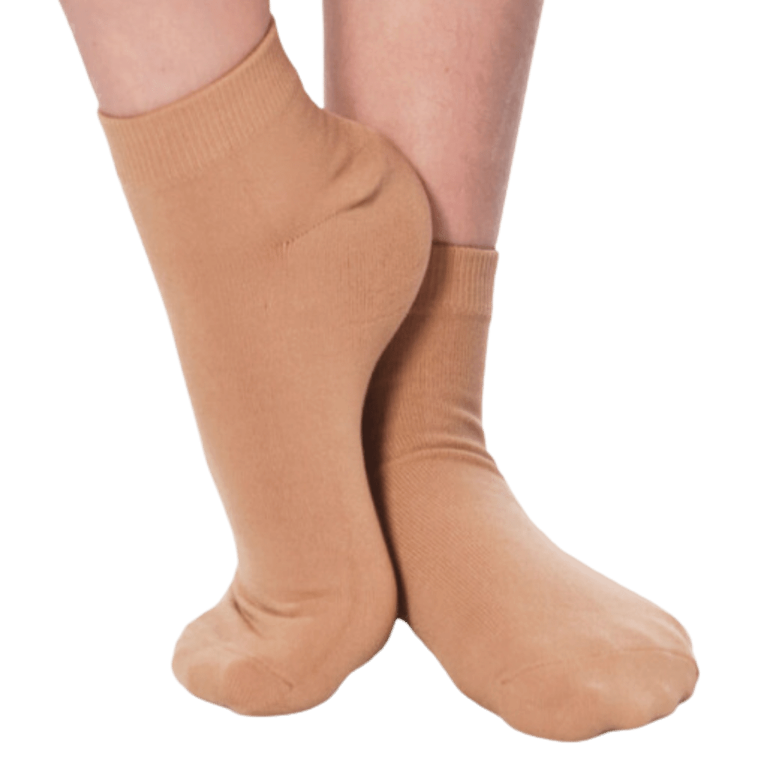 Tan Dance Socks