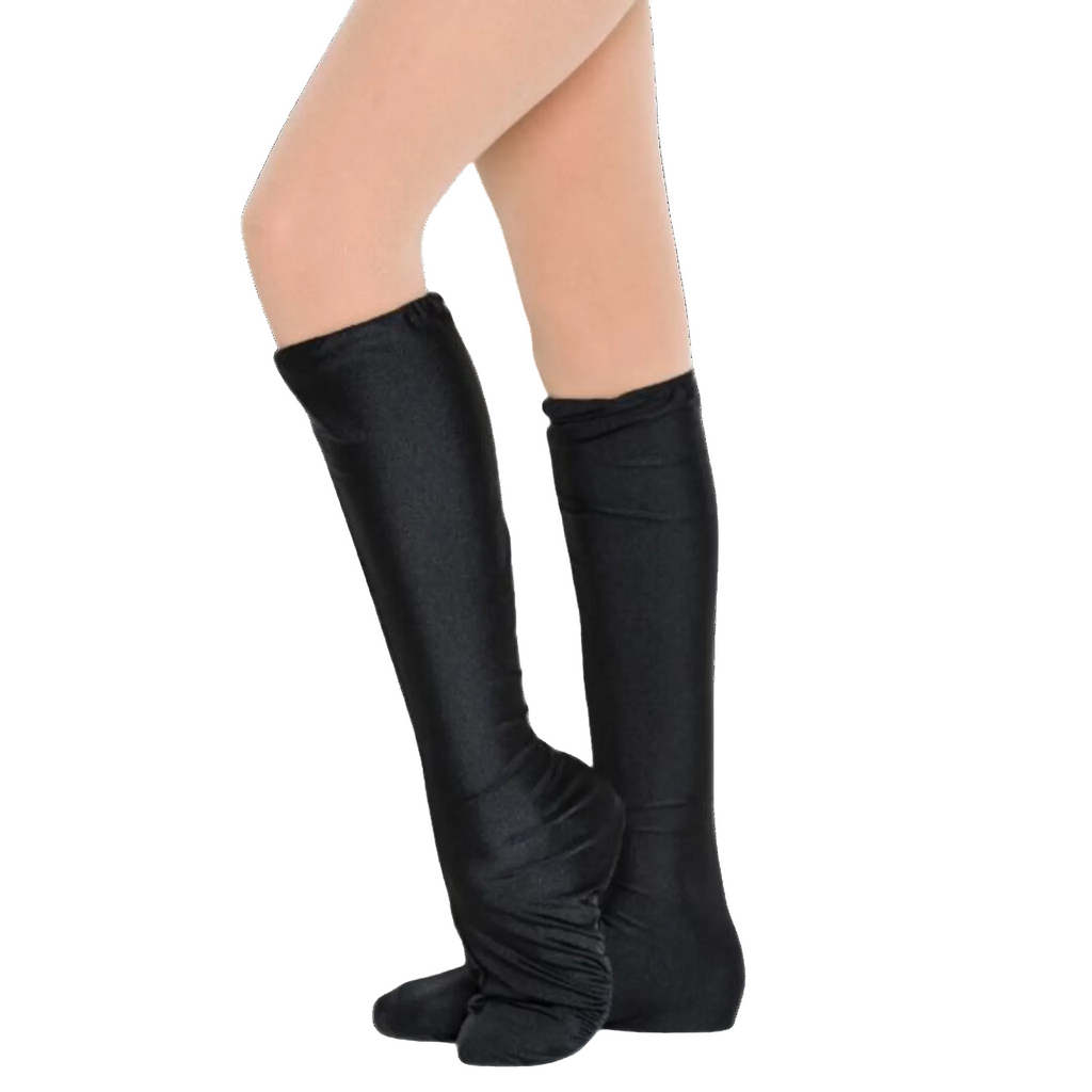 Studio 7 Lycra Dance Spats - Black Jazz Spats - Active Style Dancewear