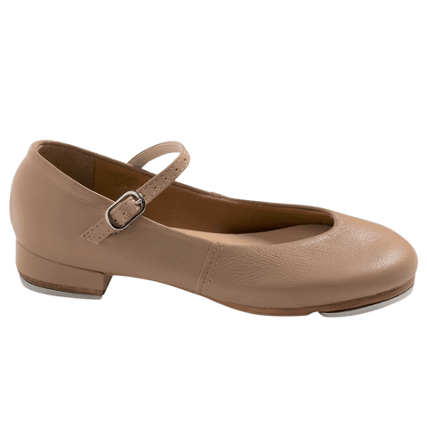 So Danca Leather Buckle Tap Shoes in Tan