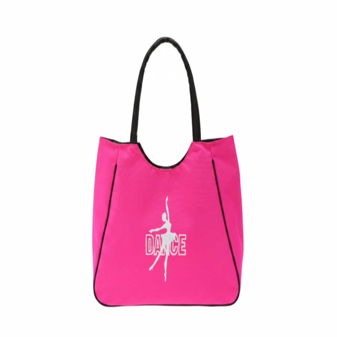 Dance bag in Pink with Black trim