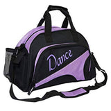 Jnr Dance Bag in Black & Purple