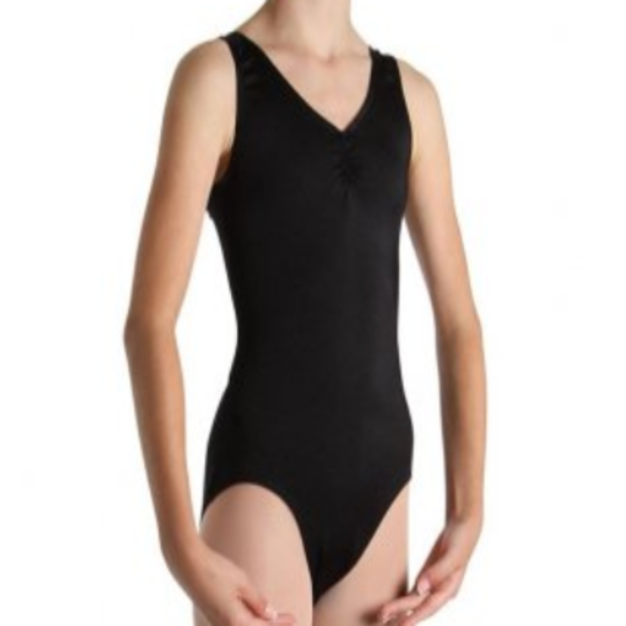 Lily Classical Tank Leotard in Black