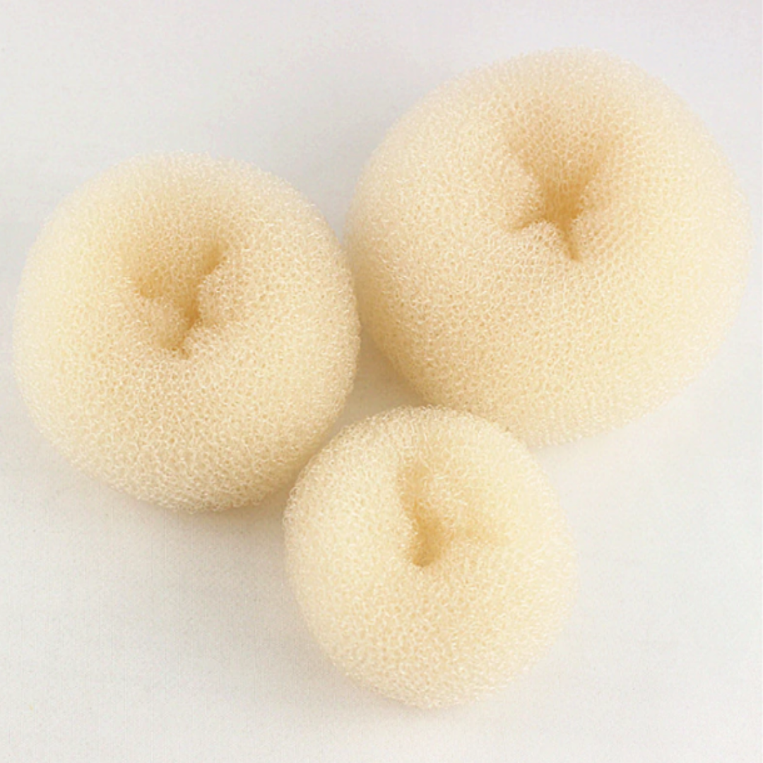 Donut Buns in Beige