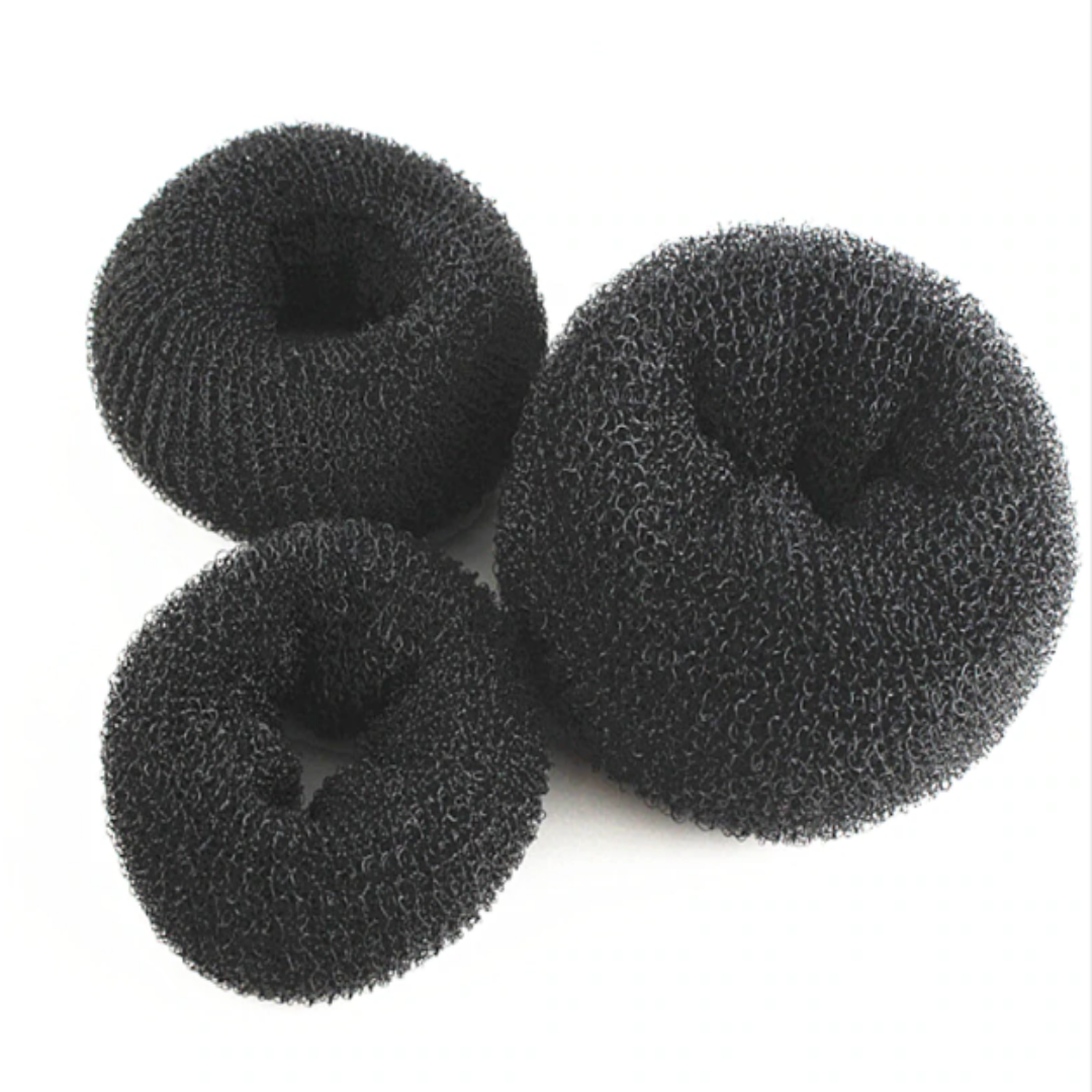 Donut Buns in black