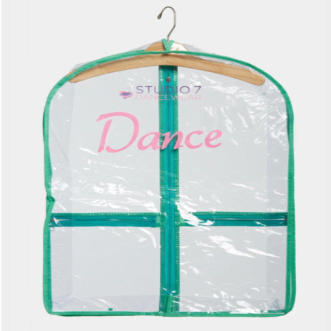 Studio 7 Clear Mini Costume Bag with Mint Trim 
