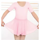 Lotus Tie Ballet Wrap Skirt in Baby Pink