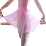 Lotus Tie Ballet Wrap Skirt in Baby Pink