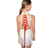Red Ribbon Lyrical Costume size 12-14yrs