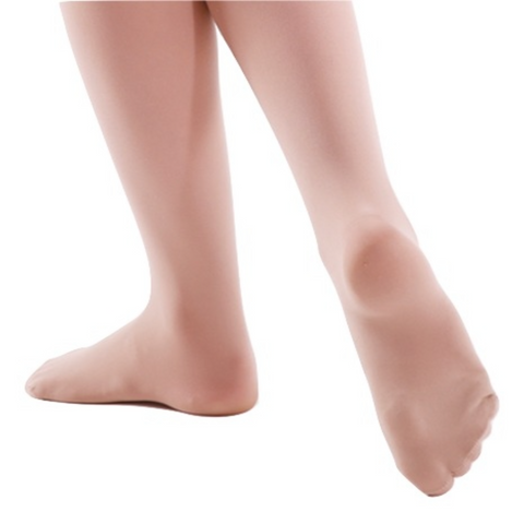 Theatrical Pink footed ballet tights