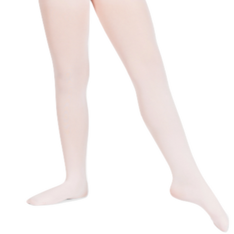 Footed Theatrical Pink Stockings