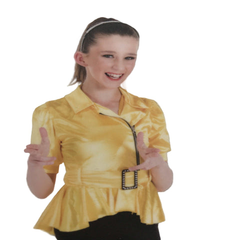 Feel this Moment Jazz Tap Weissman Costume In Bright Yellow & Black