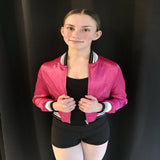 Satin Baseball Jacket by Weissman